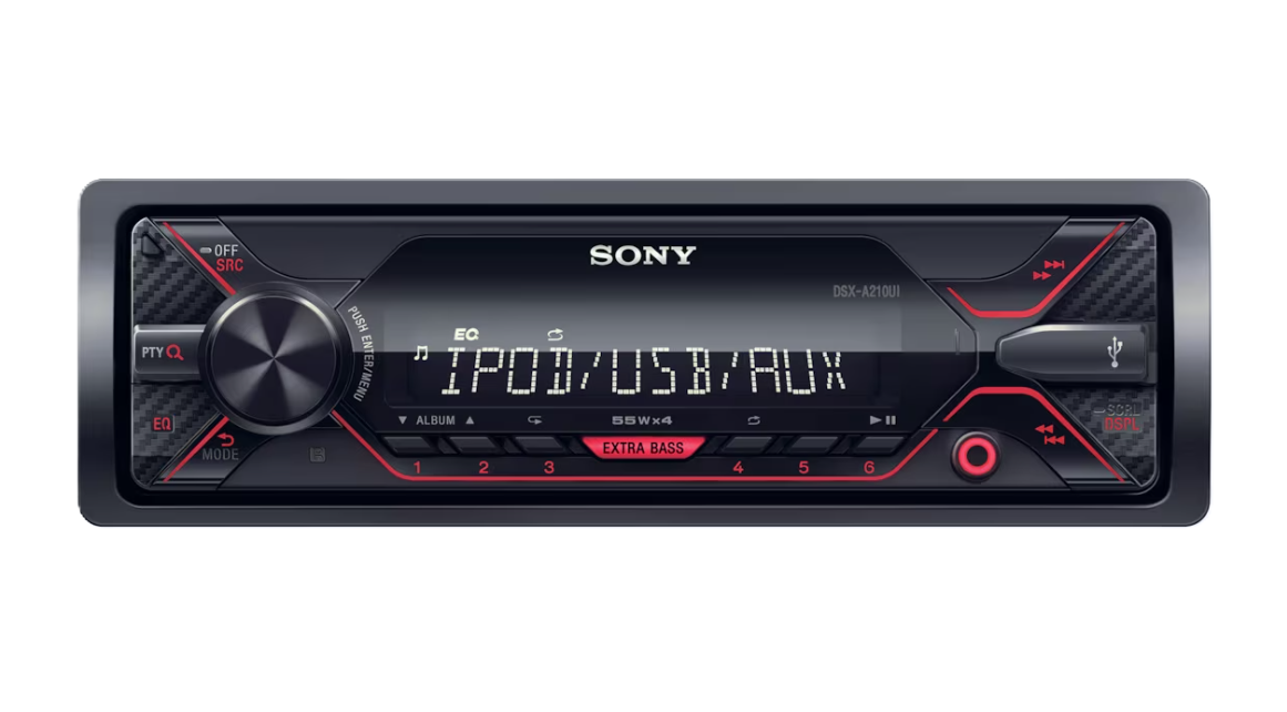 

Автомагнитола SONY DSX-A210UI Беспроводные интерфейсы Bluetooth