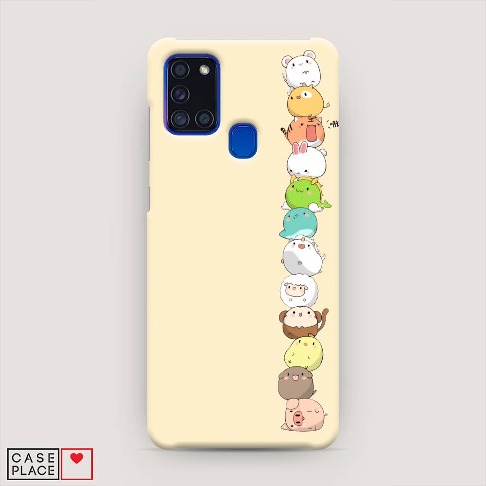 

Пластиковый чехол "Питомцы Чиби" на Samsung Galaxy A21s, 2100220-1