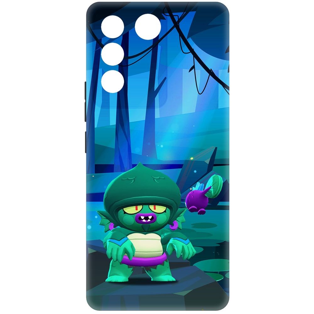 

Чехол-накладка Krutoff Soft Case Brawl Stars - Болотный Джин для Vivo T2 черный