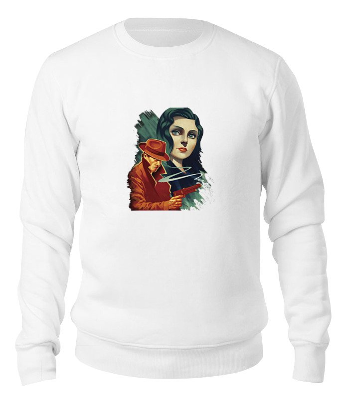 

Свитшот унисекс Printio Bioshock infinite белый M, Bioshock infinite