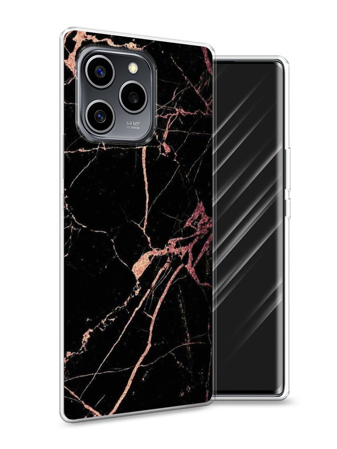 

Чехол Awog на Honor 60 SE "Мрамор розовое золото", Разноцветный, 6108050-3