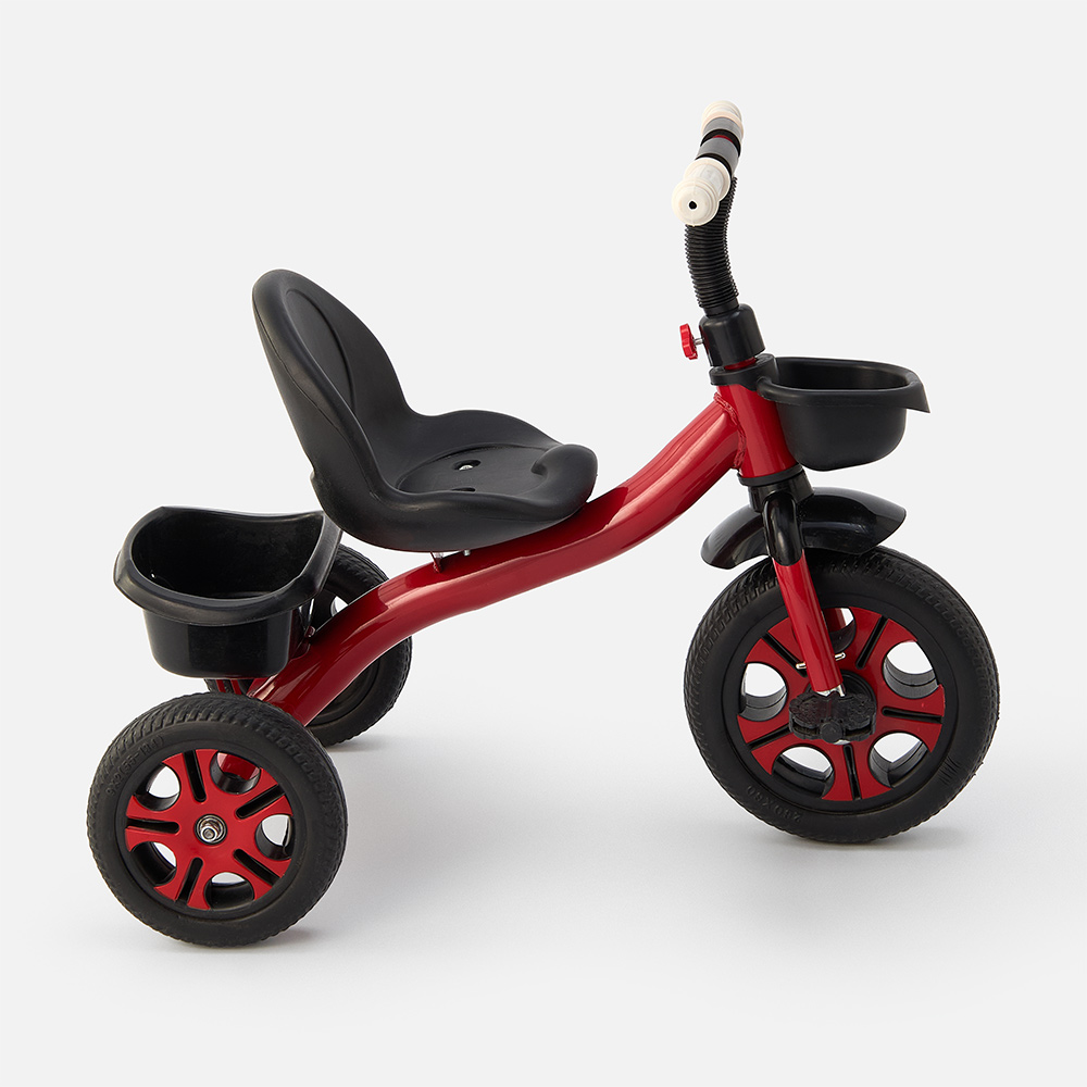 Велосипед Utmaster с багажником и корзинкой, красный