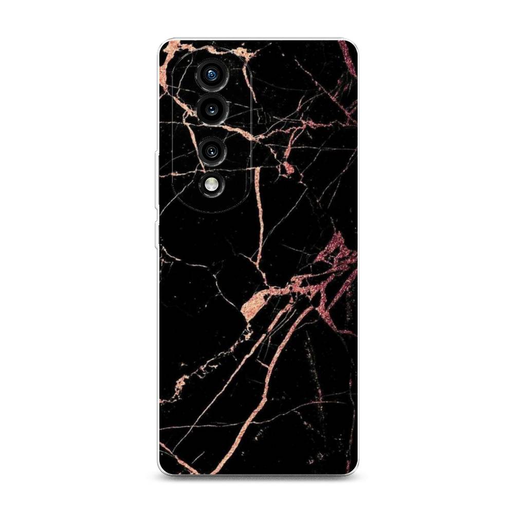 

Силиконовый чехол "Мрамор розовое золото" на Honor 70 Pro, 6108350-3