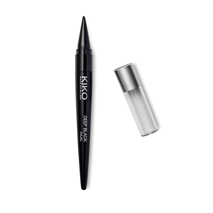 Карандаш для глаз Kiko Milano Deep black kajal ультрачерный 1,5 г deborah milano карандаш для век гелевый 2 in 1 gel kajal