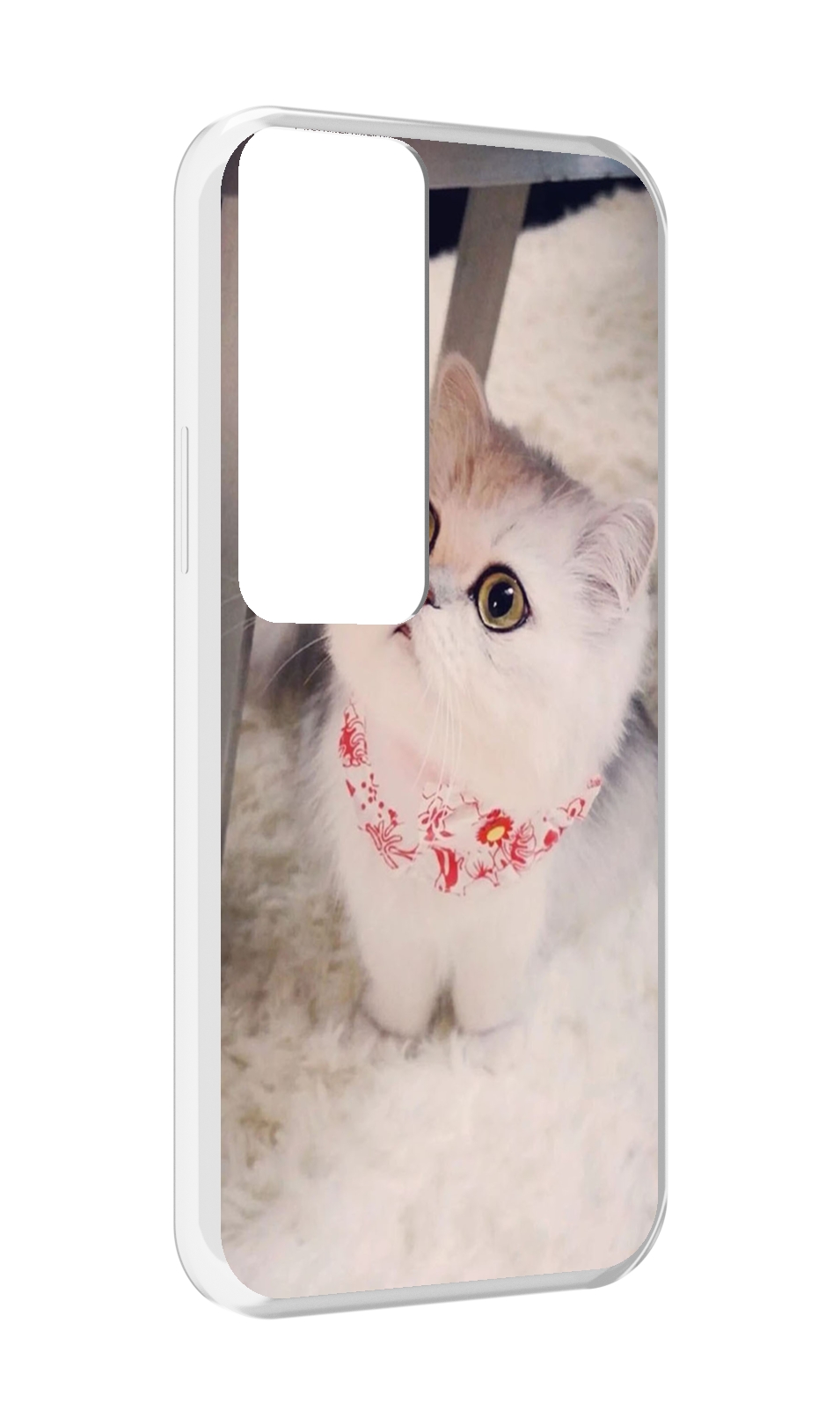 

Чехол MyPads Котеночек женский для Tecno Pova Neo 2, Прозрачный, Tocco