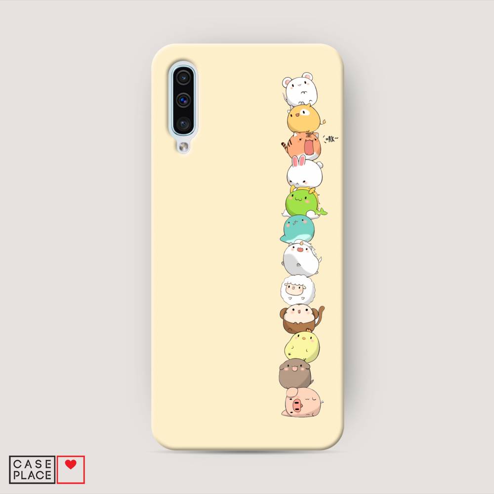

Пластиковый чехол "Питомцы Чиби" на Samsung Galaxy A50, 27720-1