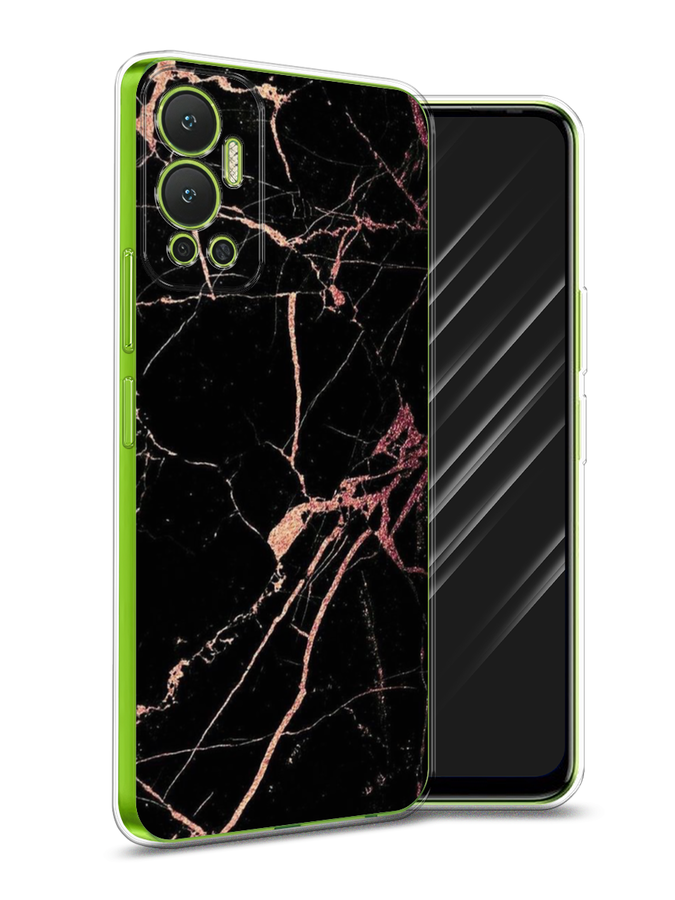 

Чехол Awog на Infinix Hot 12 "Мрамор розовое золото", Разноцветный, 3101350-3