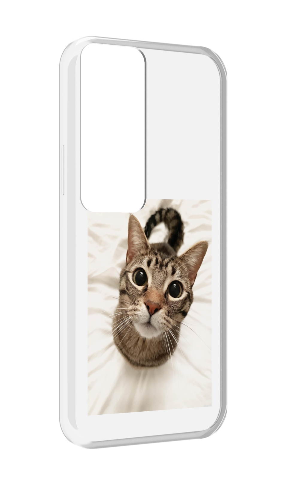 

Чехол MyPads Котик для Tecno Pova Neo 2, Прозрачный, Tocco