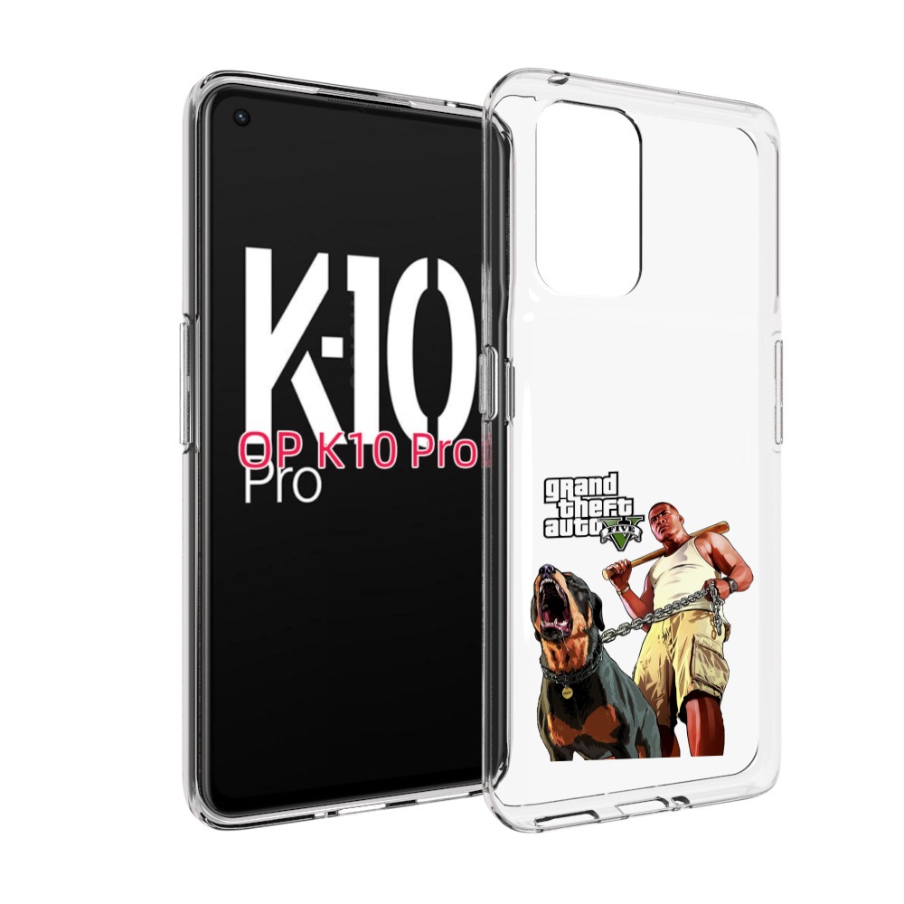 

Чехол MyPads GTA грозная собака для OPPO K10 Pro, Прозрачный, Tocco