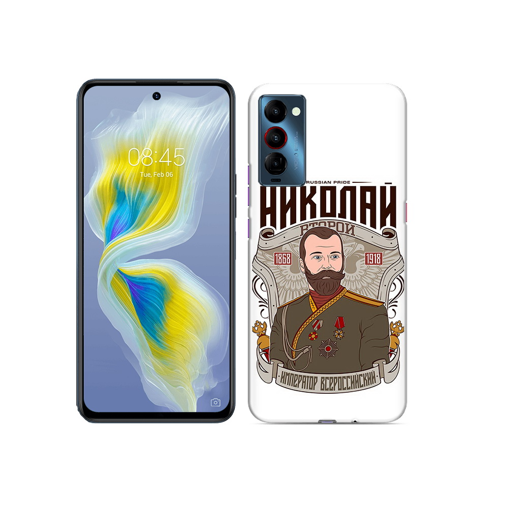 

Чехол MyPads Tocco для Tecno Camon 18 Николай второй, Прозрачный, Tocco