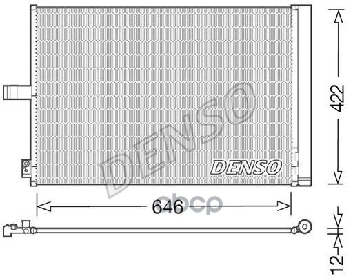 Конденсор DENSO dcn17027