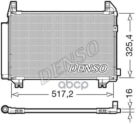 

Конденсор DENSO dcn50107