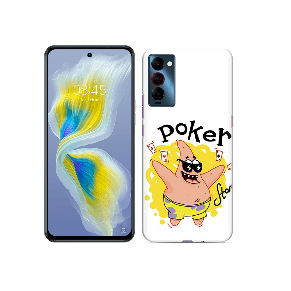 

Чехол MyPads Tocco для Tecno Camon 18 Патрик, Прозрачный, Tocco