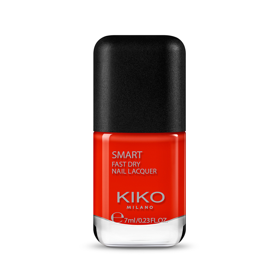 Лак для ногтей Kiko Milano Smart nail lacquer 10 Geranium Red 7 мл средство для бровей 3 в 1 kiko milano eyebrow 05 насыщенные брюнетки 0 4 г