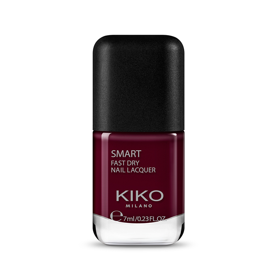 Лак для ногтей Kiko Milano Smart nail lacquer 14 Rouge Noir 7 мл dior лаковый тинт для губ dior addict lacquer plump