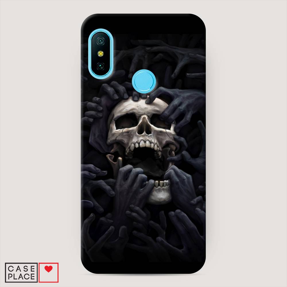 

Пластиковый чехол "Череп 29" на Xiaomi Redmi 6 Pro, 34020-7