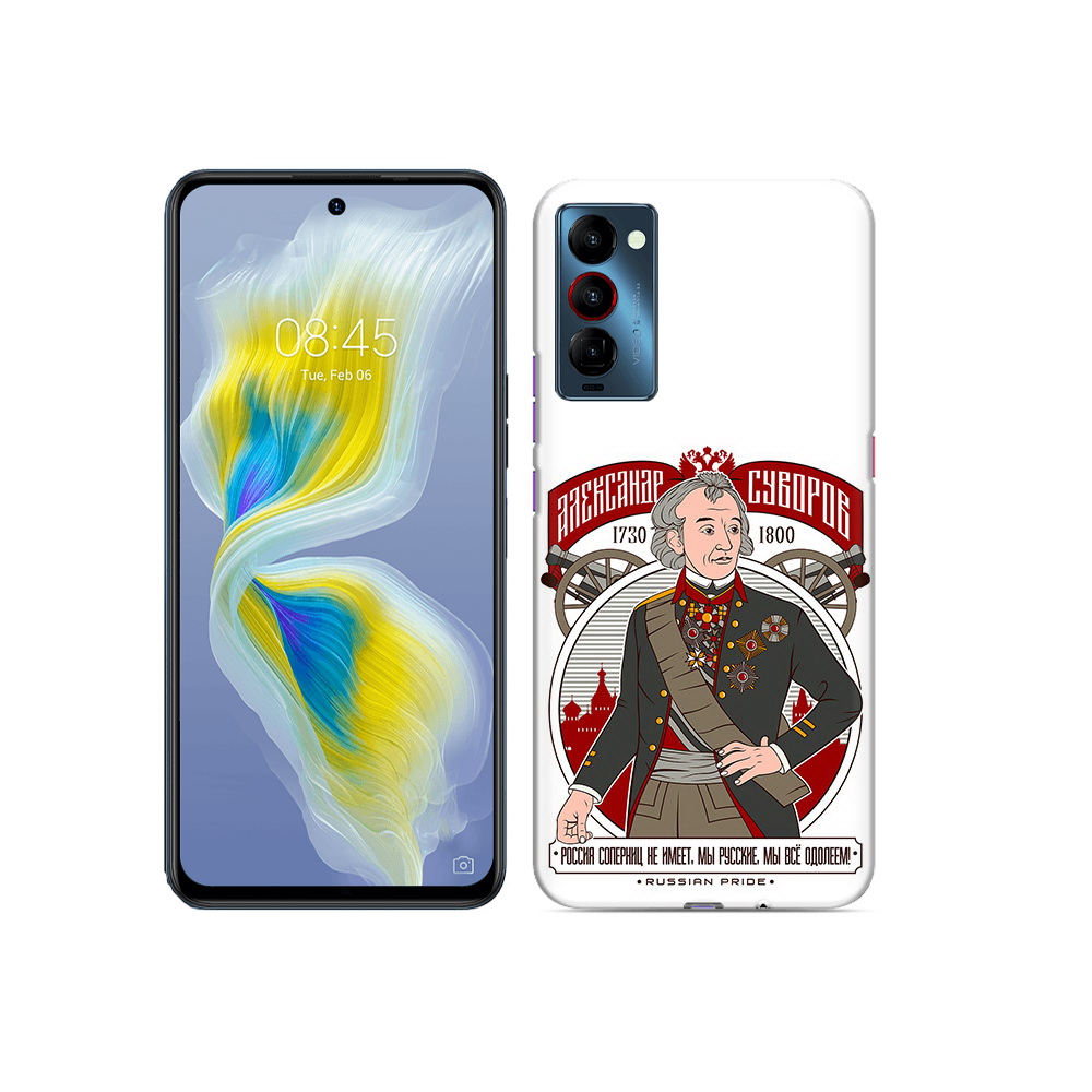 

Чехол MyPads Tocco для Tecno Camon 18 Суворов, Прозрачный, Tocco