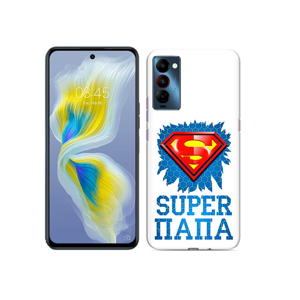 

Чехол MyPads Tocco для Tecno Camon 18 Супер Папа, Прозрачный, Tocco