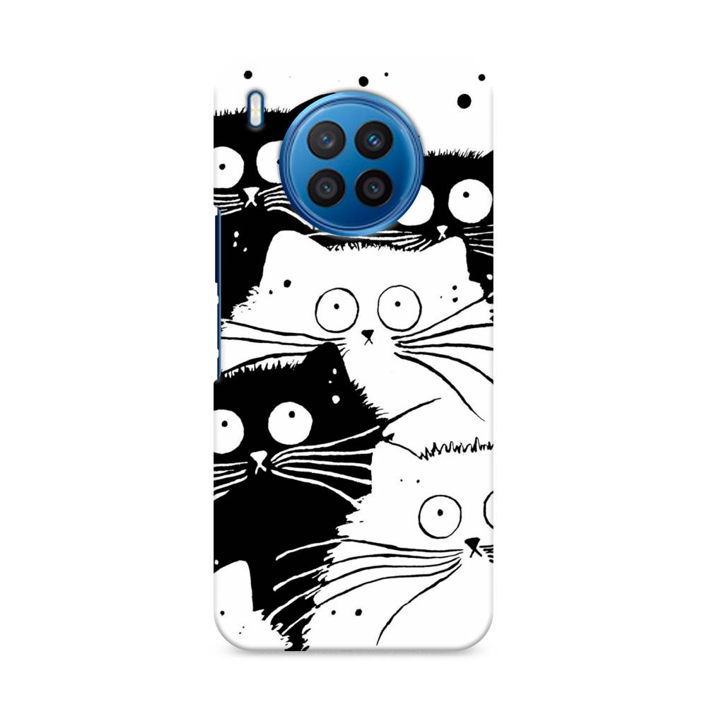 

Чехол Awog "Коты черно-белые" для Huawei Nova 8i, 6106320-1