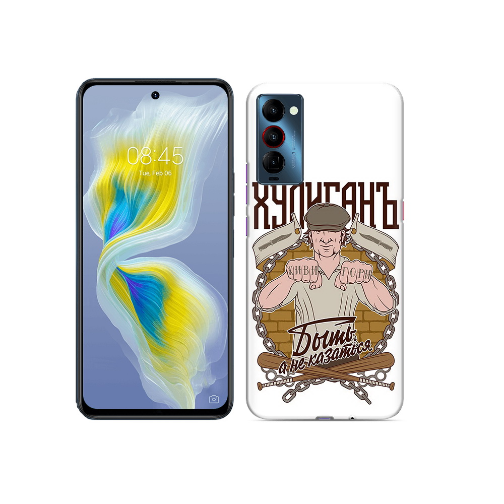 

Чехол MyPads Tocco для Tecno Camon 18 Хулиган, Прозрачный, Tocco