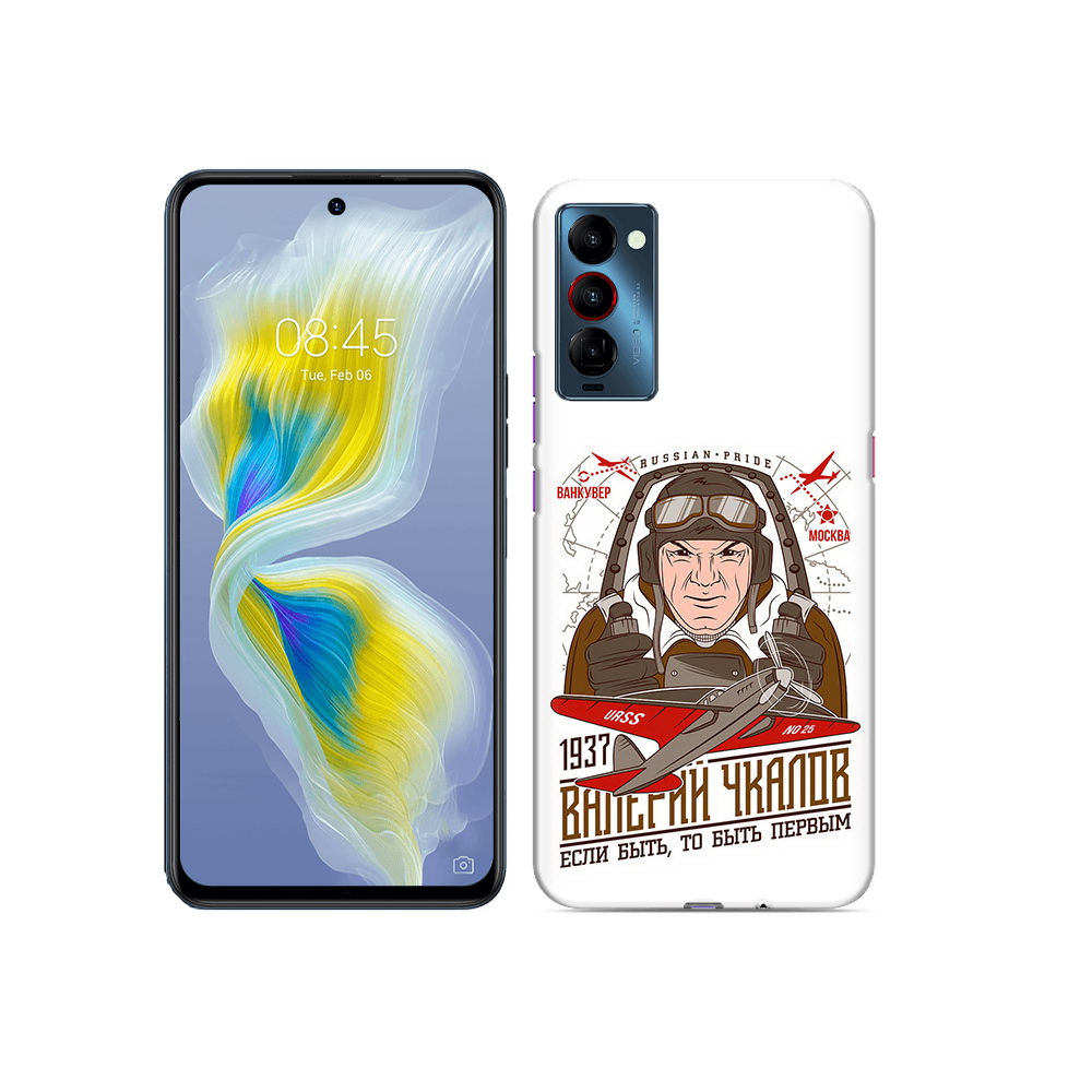 

Чехол MyPads Tocco для Tecno Camon 18 Чкалов, Прозрачный, Tocco