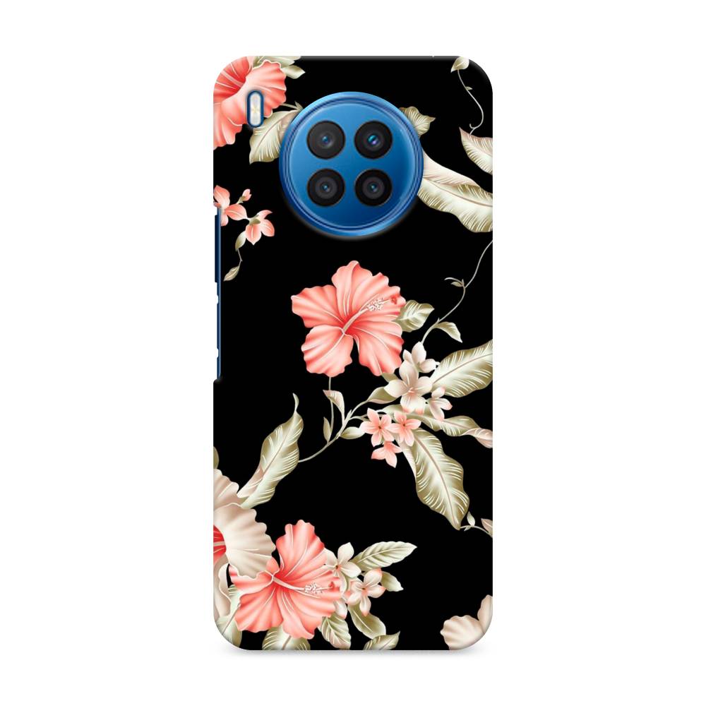 

Чехол Awog "Цветы на черном" для Huawei Nova 8i, 6106320-6