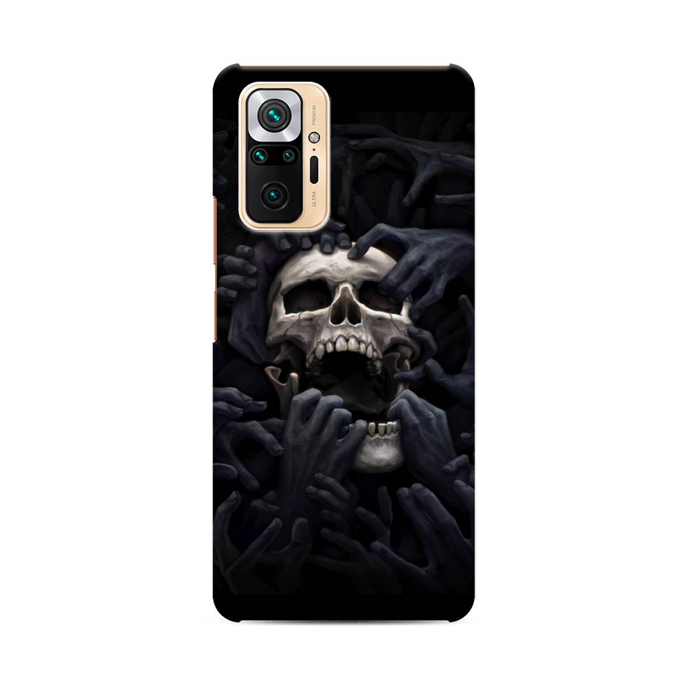 фото Пластиковый чехол "череп 29" на xiaomi redmi note 10 pro awog