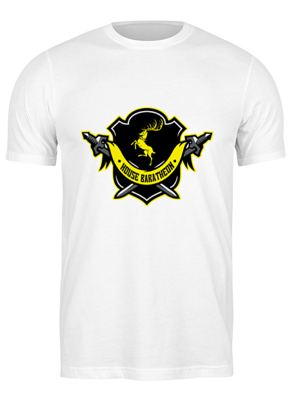 

Футболка мужская Printio House baratheon белая XL, House baratheon