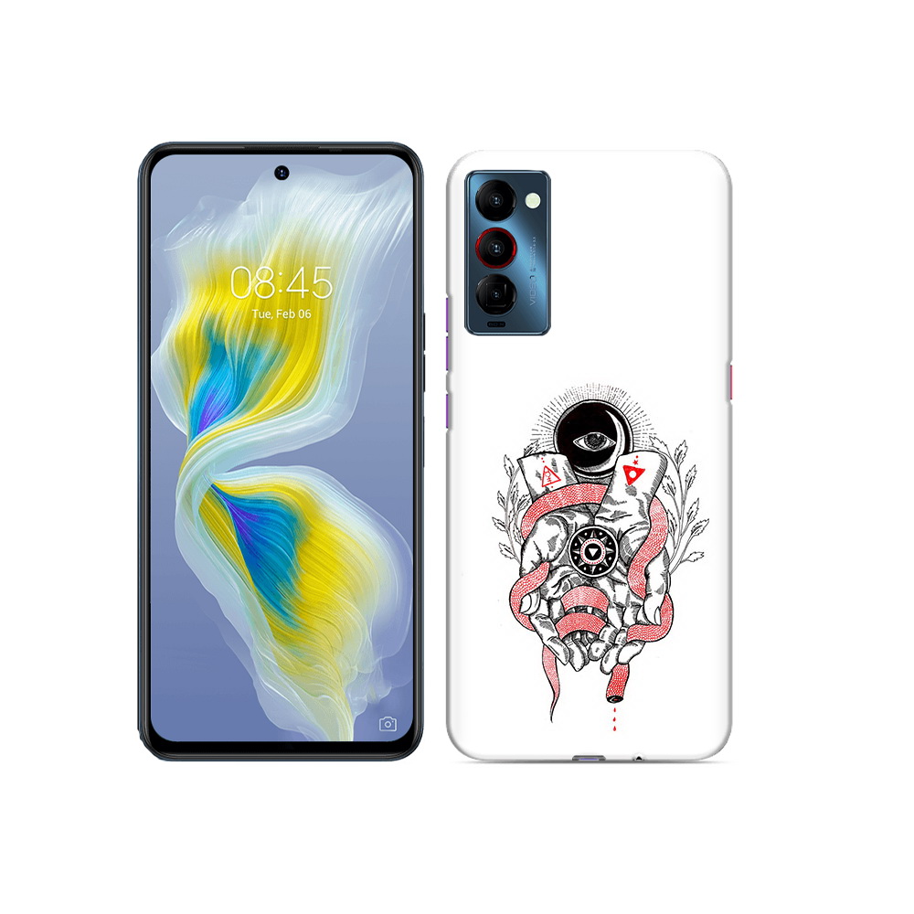 

Чехол MyPads Tocco для Tecno Camon 18 абстрация связанные руки, Прозрачный, Tocco