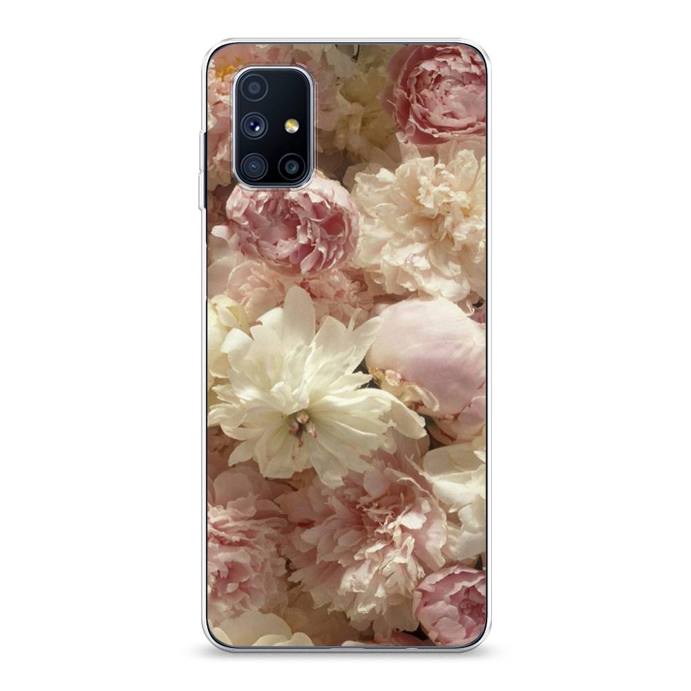 

Чехол Awog на Samsung Galaxy M51 / Самсунг M51 "Пионы светлые", Разноцветный, 2101550-8