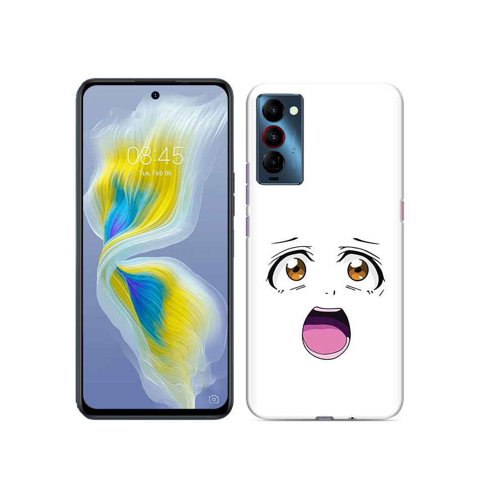 

Чехол MyPads Tocco для Tecno Camon 18 аниме лицао, Прозрачный, Tocco