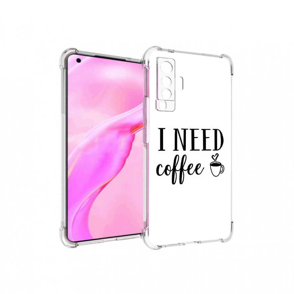 

Чехол MyPads Tocco для Vivo X50 Мне нужен кофе (PT226969.391.121), Прозрачный, Tocco