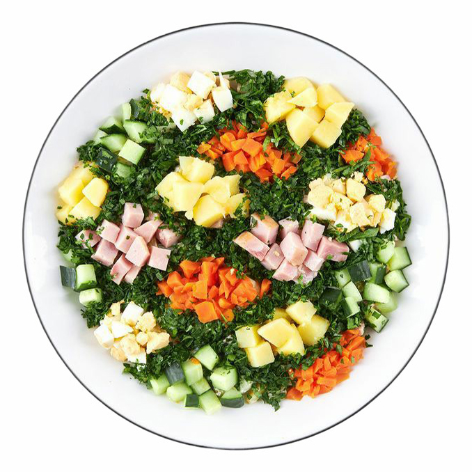 

Салат Шеф Перекрёсток мясной +- 200 г
