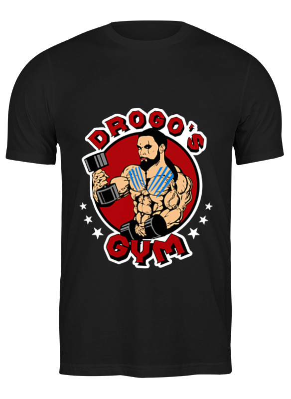 

Футболка мужская Printio Drogo's gym черная XL, Drogo's gym