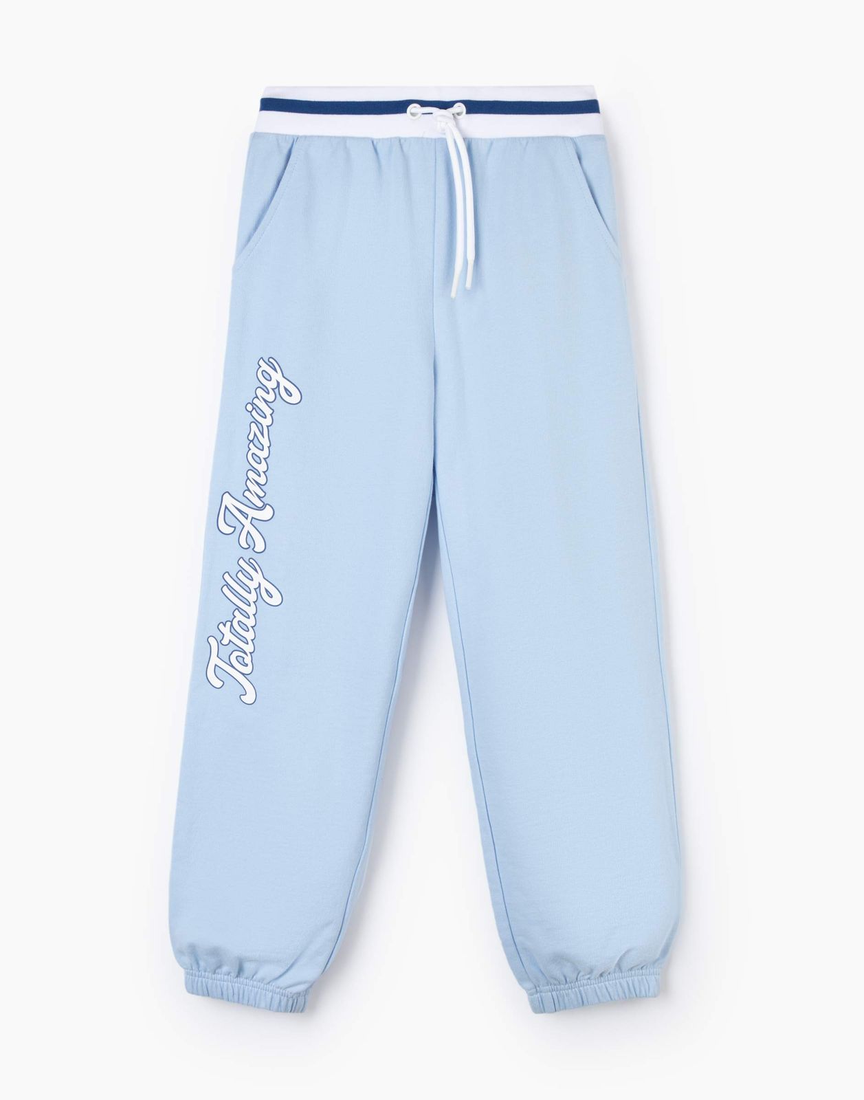 

Спортивные брюки для девочки Gloria Jeans GAC022882 голубой 8-10л/140, GAC022882