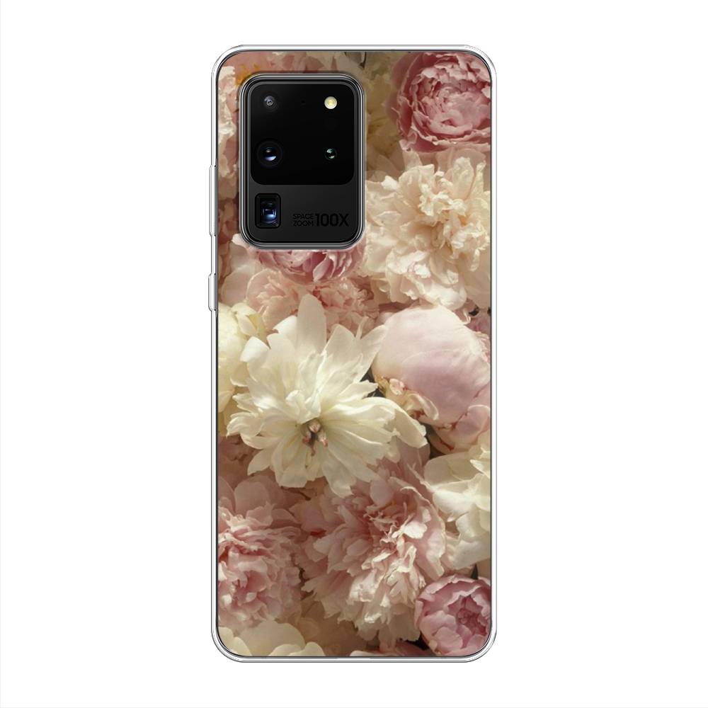 

Чехол Awog на Samsung Galaxy S20 Ultra "Пионы светлые", Разноцветный, 29450-8