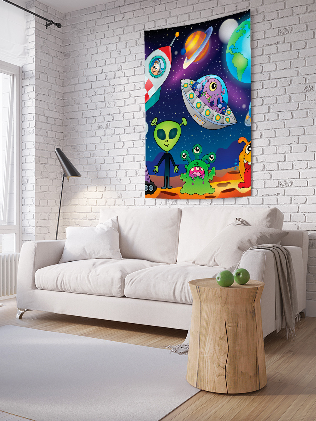 

Вертикальное фотопанно на стену JoyArty Веселье на другой планете 100x150 см, Веселье на другой планете