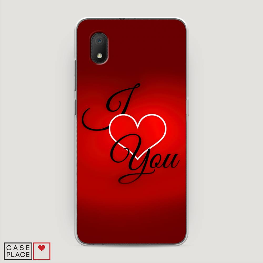 

Чехол Awog на Alcatel 1B (2020) 5002D / Алкатель 1B (2020) 5002D "I love you 3", 171150-6