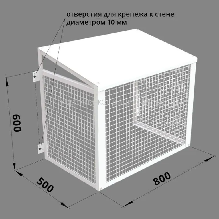 

Защита наружного блока NoBrand 000001, Белый, 000001