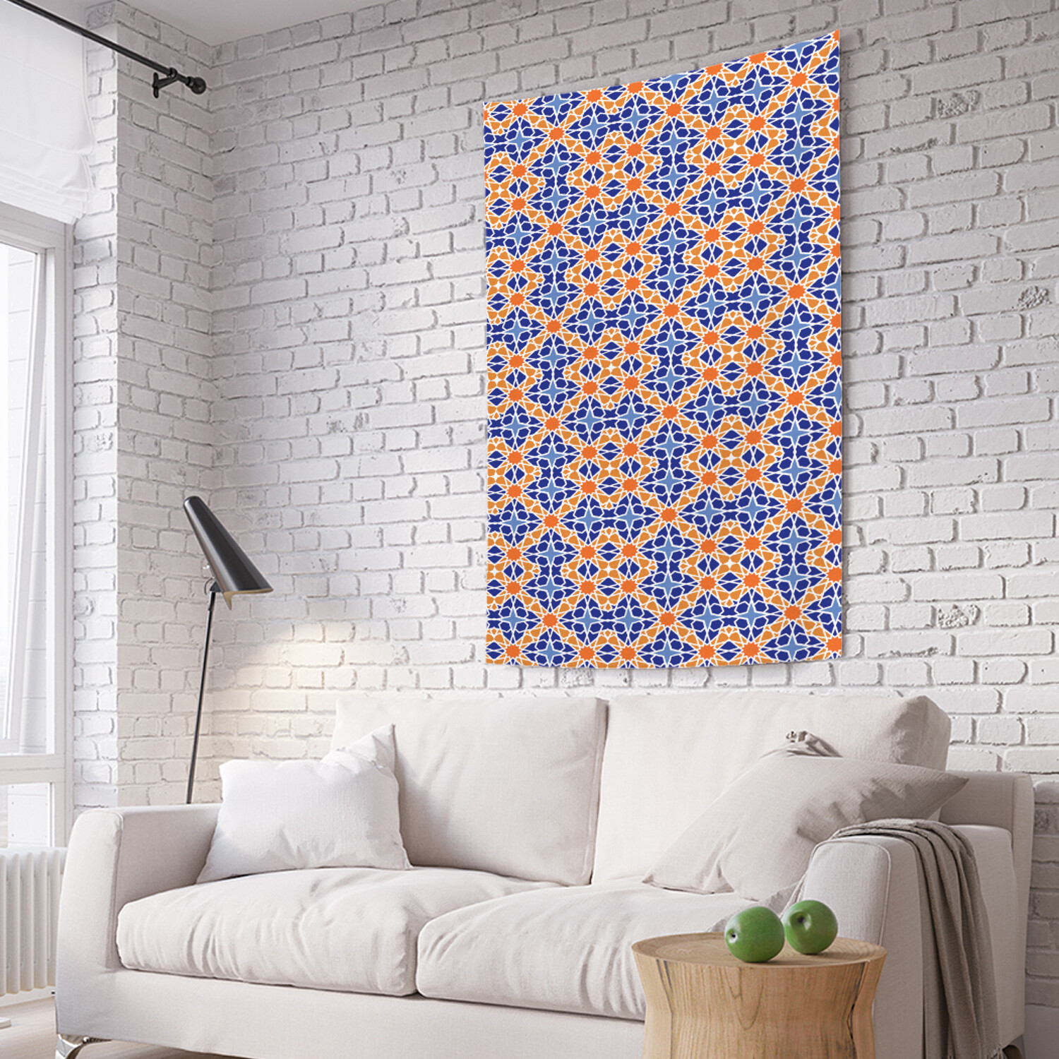 

Вертикальное фотопанно на стену JoyArty Витражный этнос 150x200 см, Витражный этнос