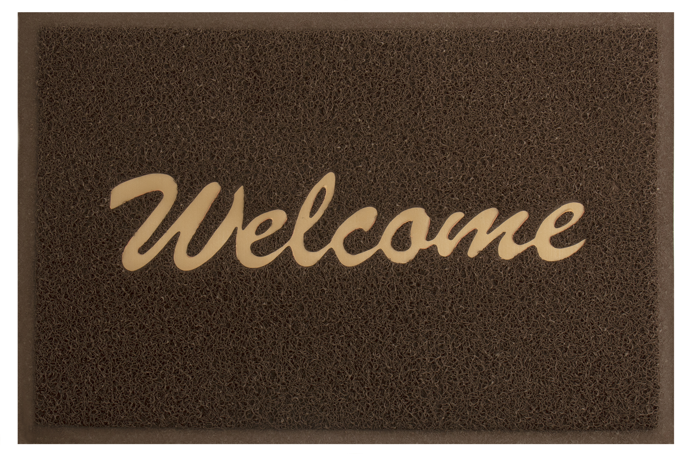 

Коврик придверный PickMe Welcome коричневый, 0,6 х 0,4 м, 397104030