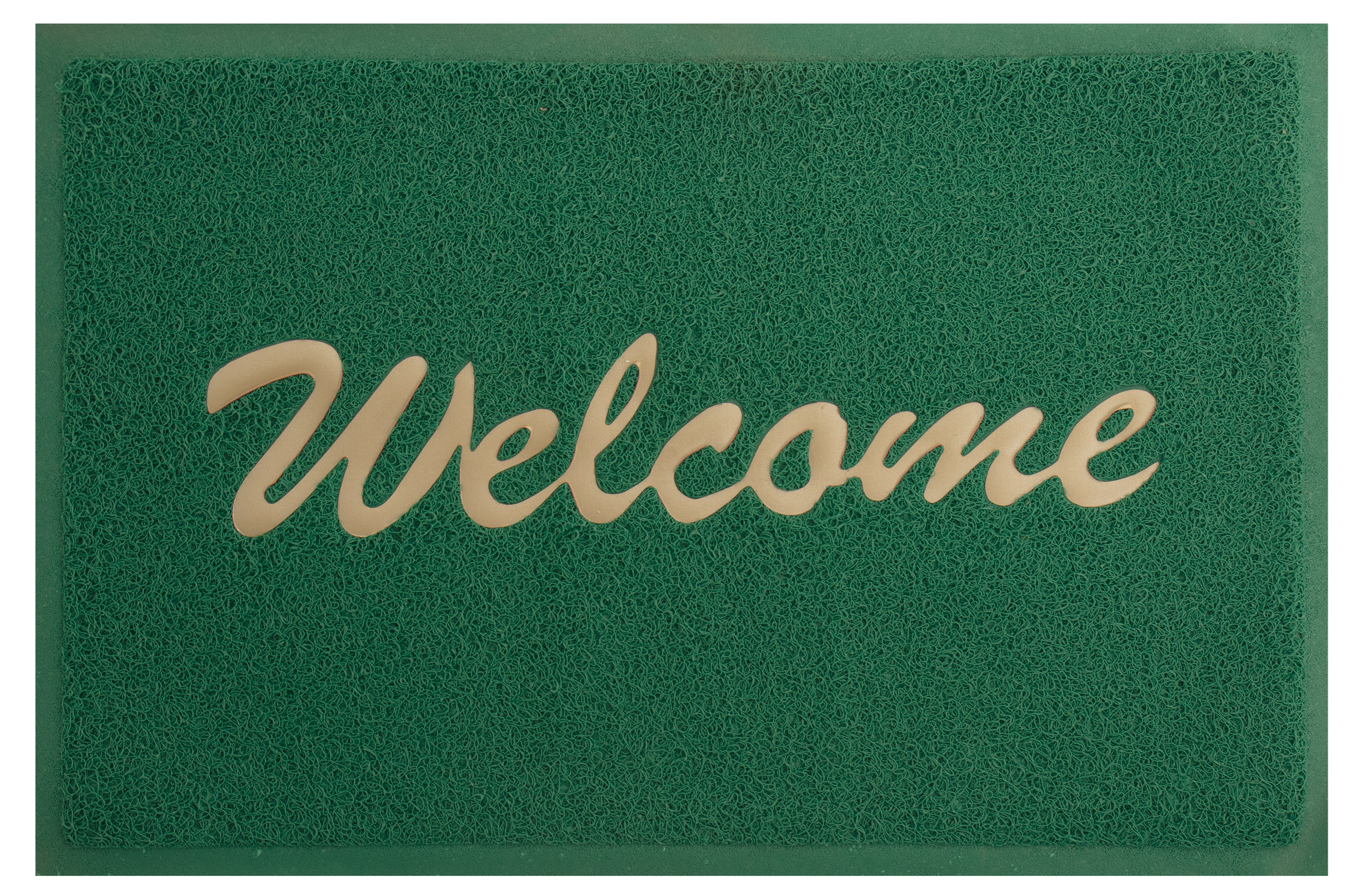 

Коврик придверный PickMe Welcome зелёный, 0,6 х 0,4 м, 397104030