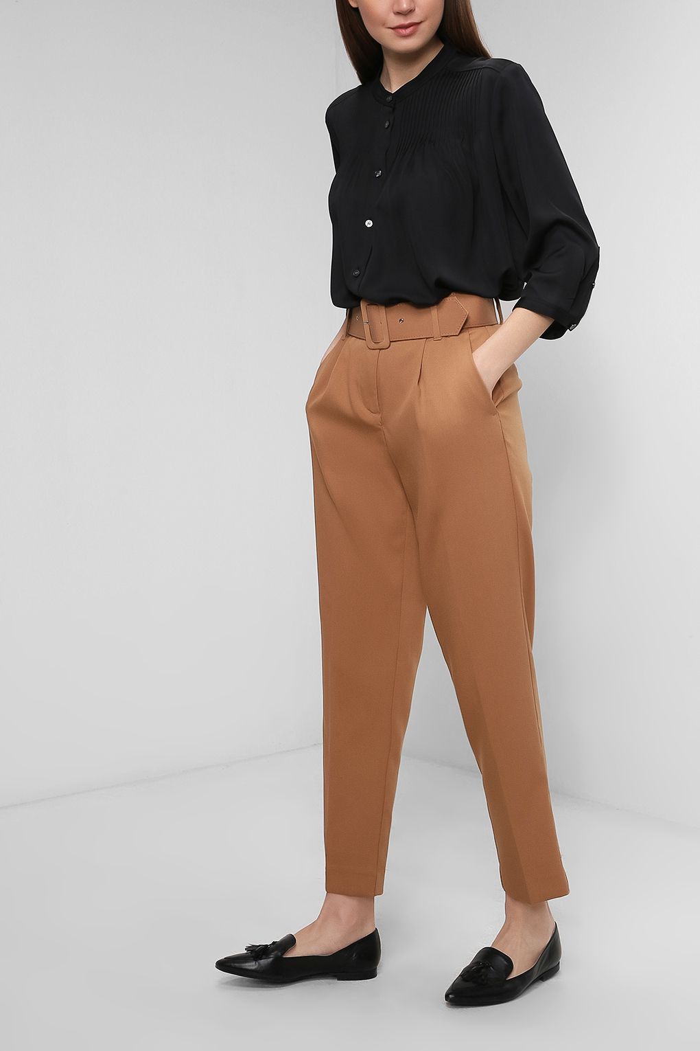 

Брюки женские Vero Moda 022CC2K301 бежевые M/32, 022CC2K301