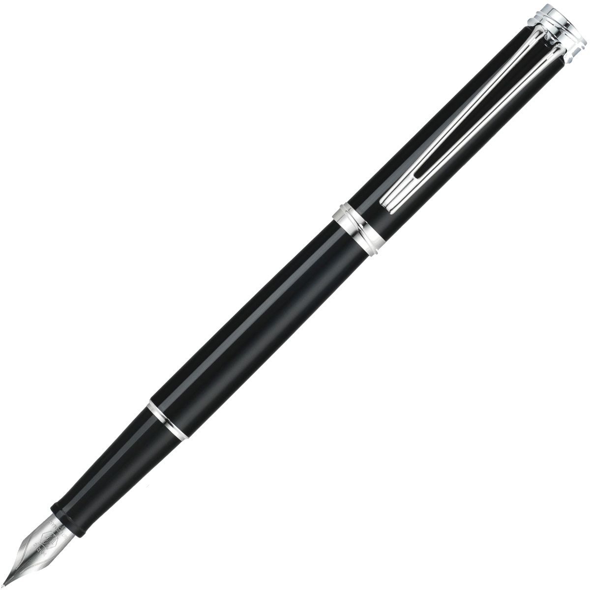 Ручка перьевая Waterman Harmonie, Black CT (Перо F)