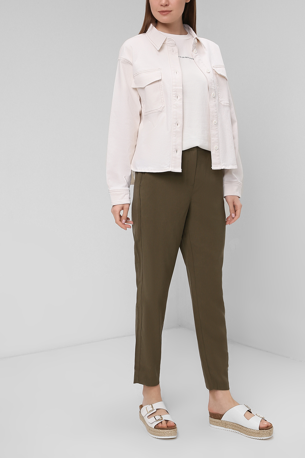 

Брюки женские Vero Moda 10240287 зеленые 42 EU, 10240287