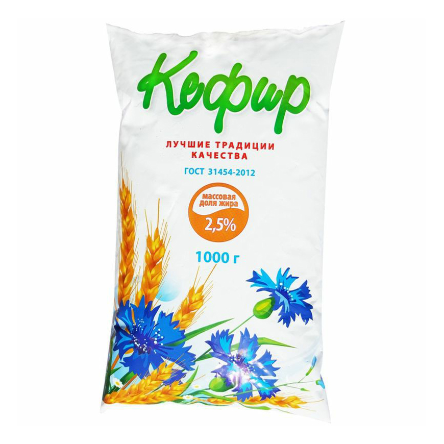 

Кефир Лучшие традиции качества 2,5% БЗМЖ 1 л