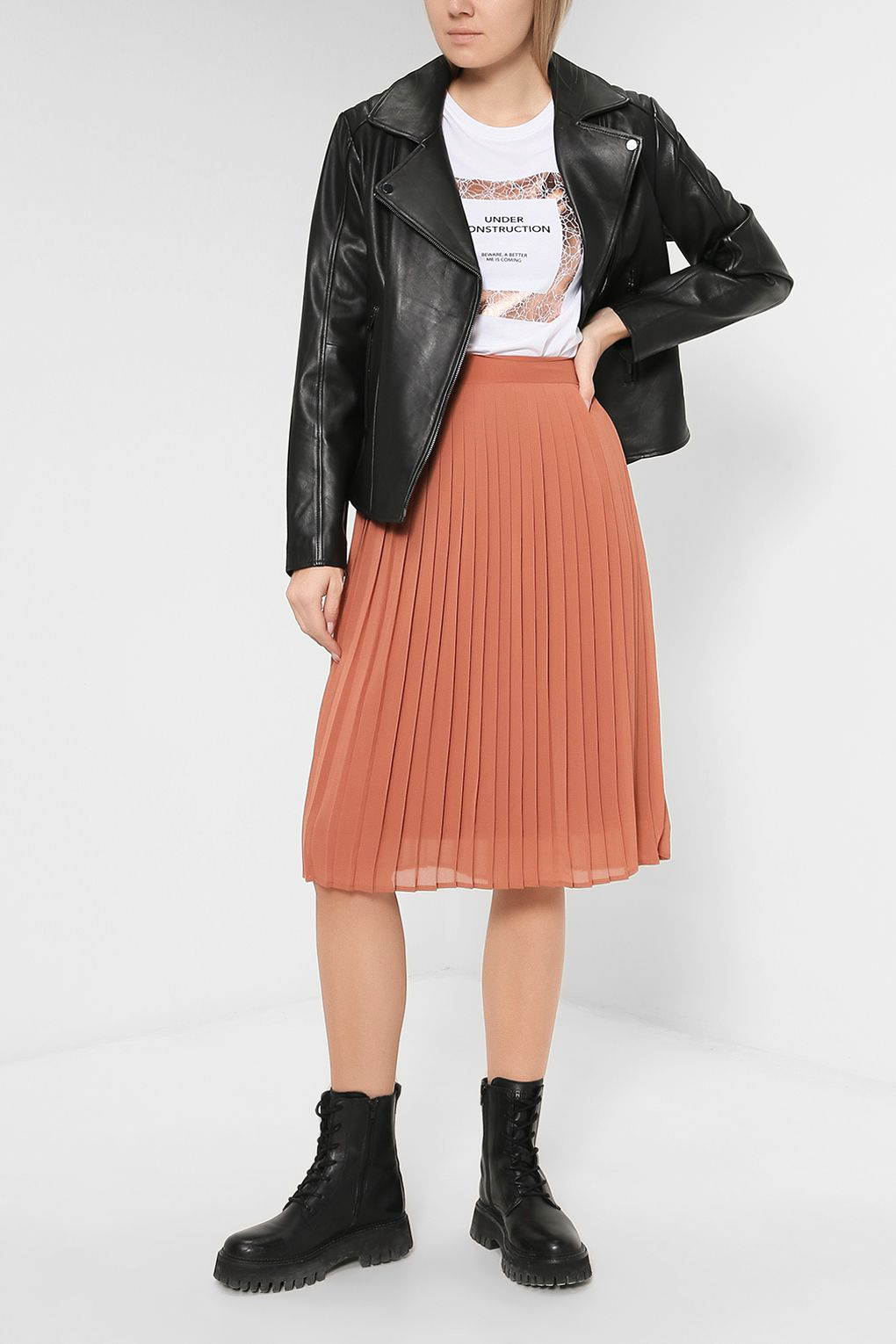 фото Юбка женская vero moda 10240316 коричневая m