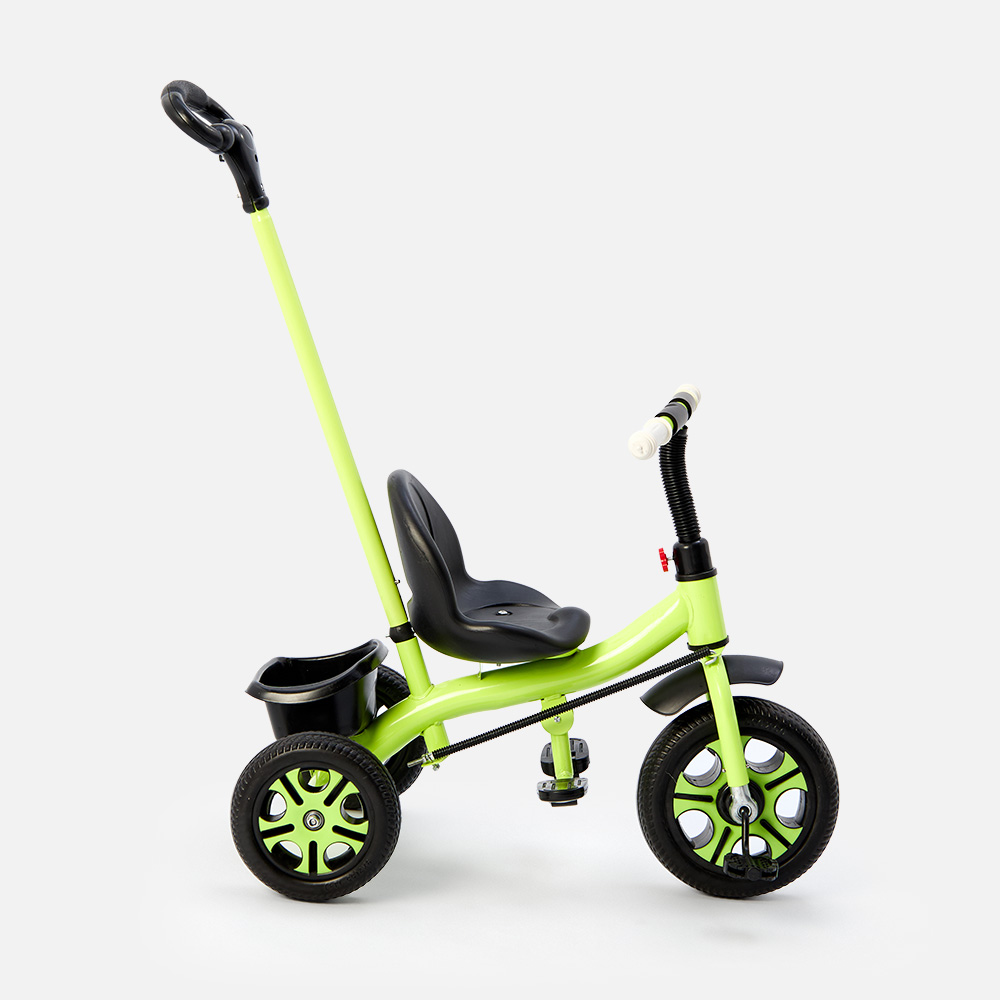 Велосипед Utmaster с ручкой, зелёный