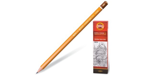 

Карандаш чернографитный Koh-I-Noor 1500 5B, заточенный 150005B01170RU 12 штук