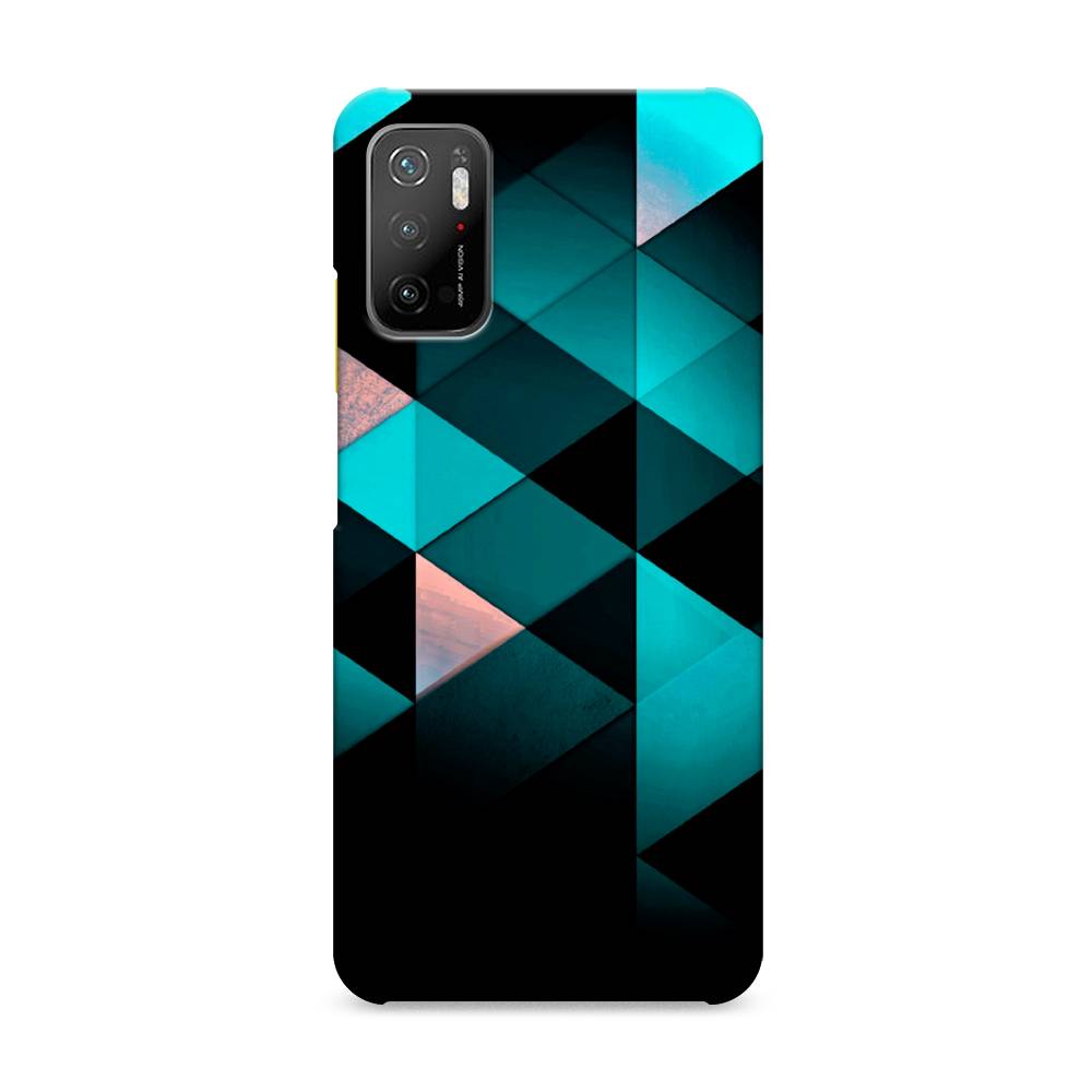

Пластиковый чехол "Геометрия 16" на Xiaomi Poco M3 Pro, 311020-2